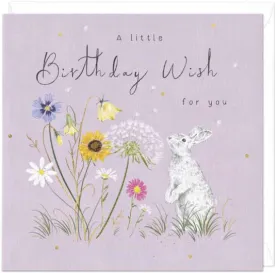 A Little Birthday Wish for You Greeting Card