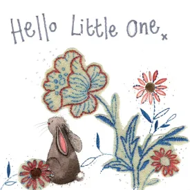 Alex Clark Hello Little One Baby Card