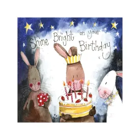 Alex Clark Starlight Cake Birthday Card