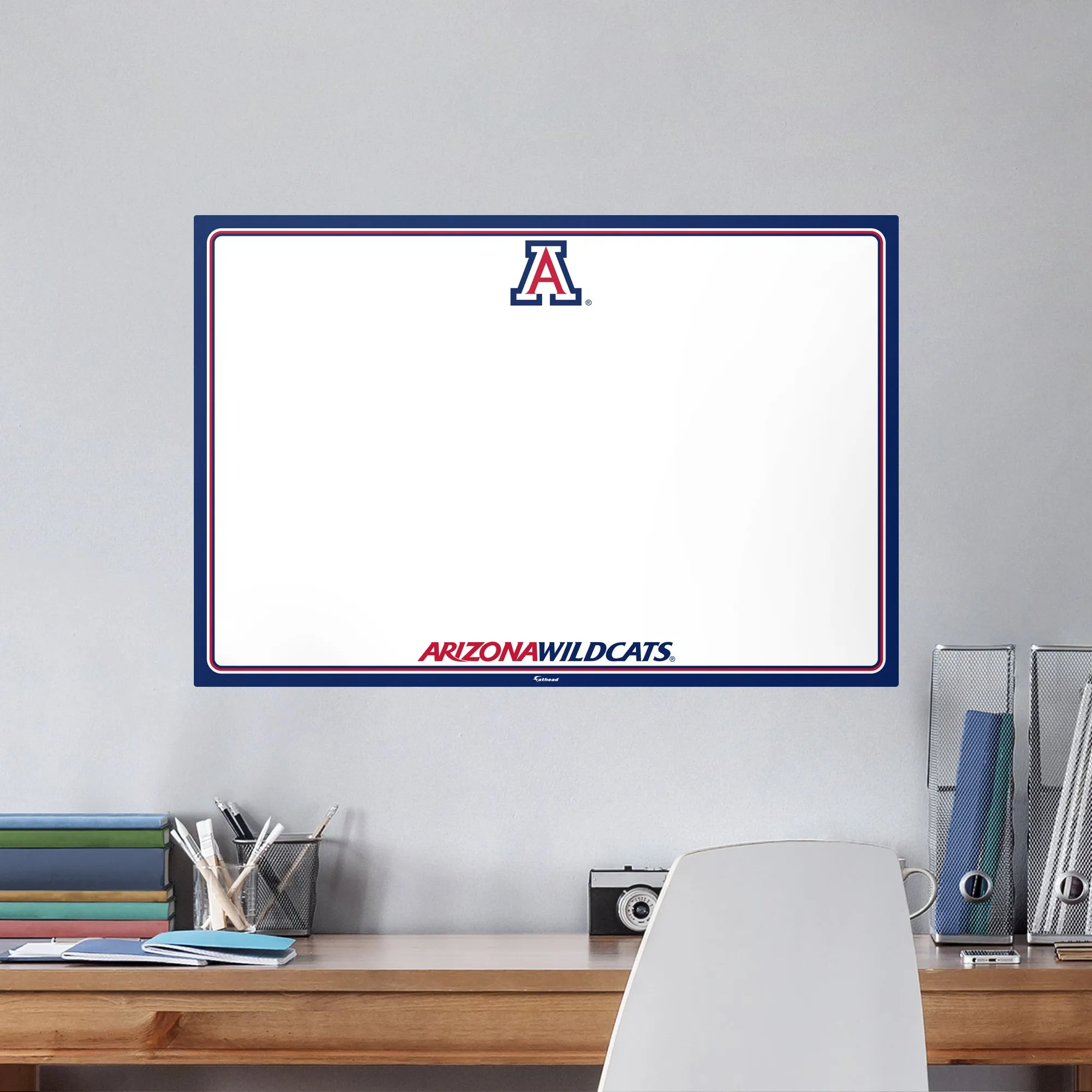 Arizona Wildcats: Dry Erase Whiteboard - X-Large Officially Licensed NCAA Removable Wall Decal