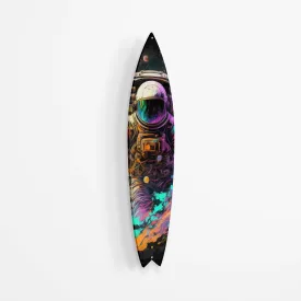 Astronaut Psychadelic Acrylic Surfboard Wall Art