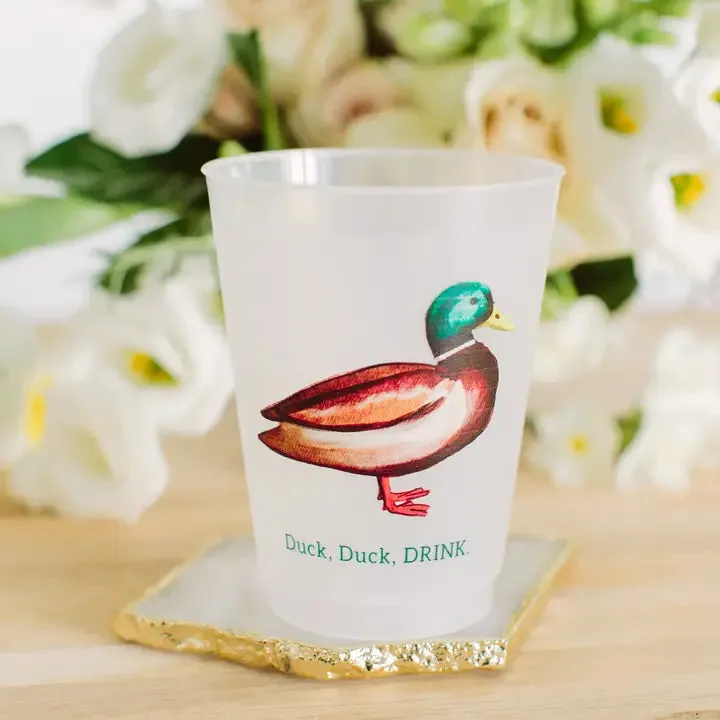 Duck Duck Drink Mallard Frosted Cups 6PACK