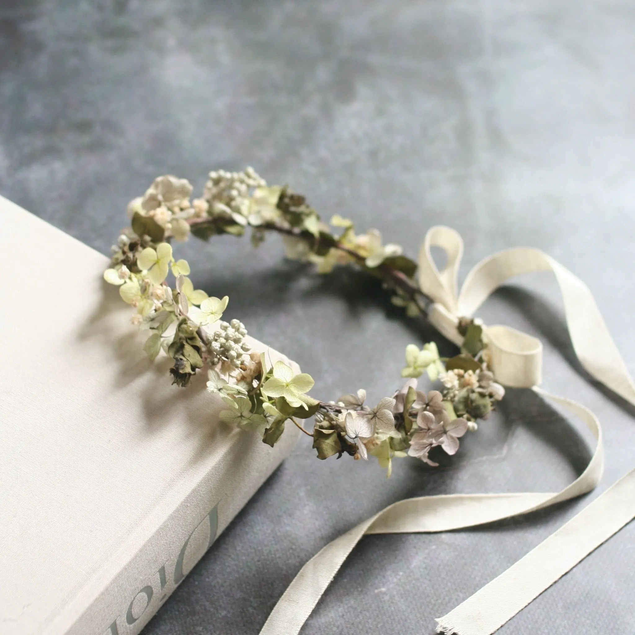 Everlasting Greenery Flower Crown GREEN FAIRY