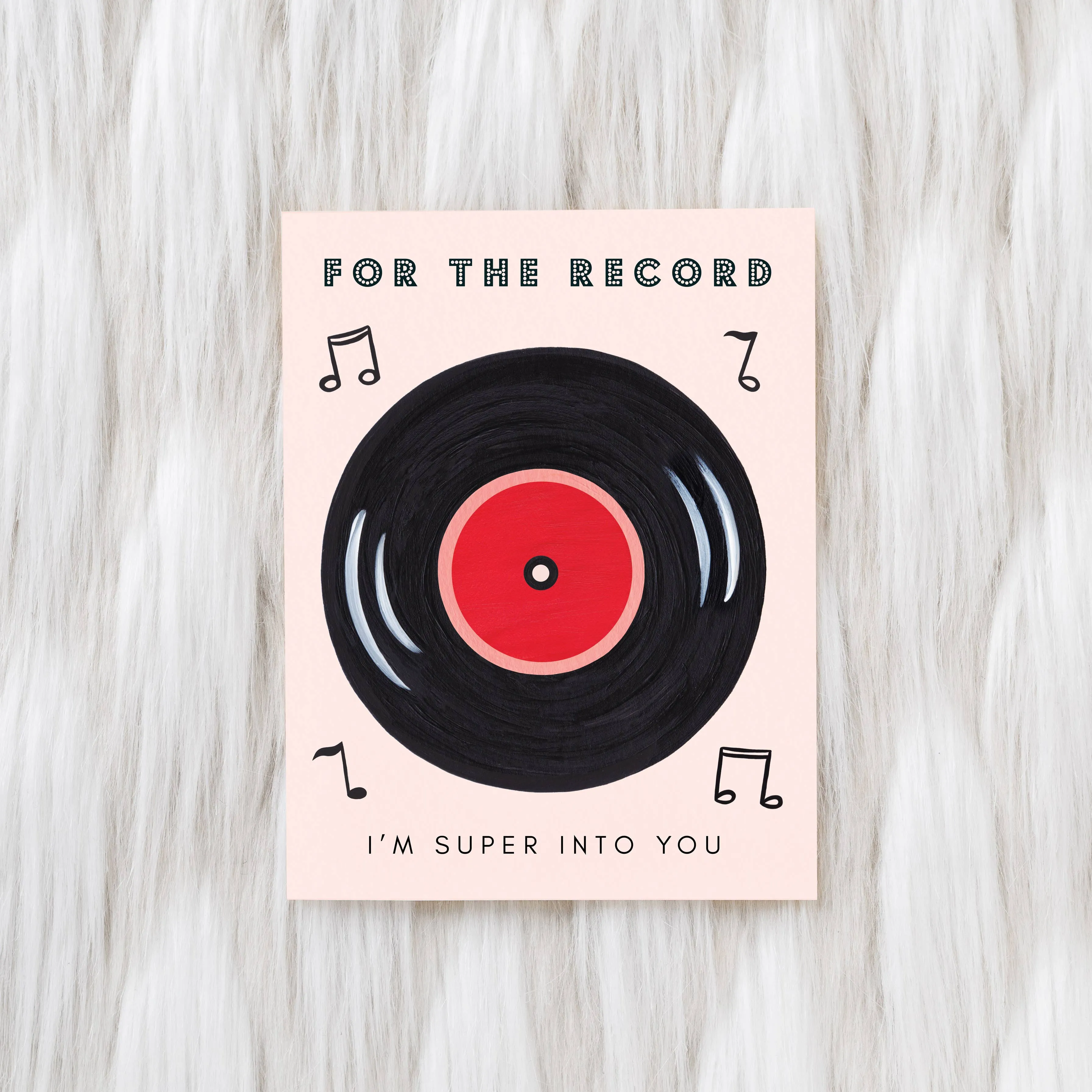 For The Record Greeting Card