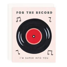 For The Record Greeting Card