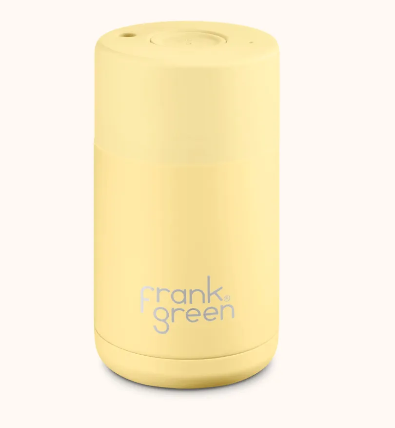 Frank Green 12oz Stainless Steel Reusable Cup with Push Button