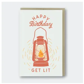 Get Lit Lantern Greeting Card