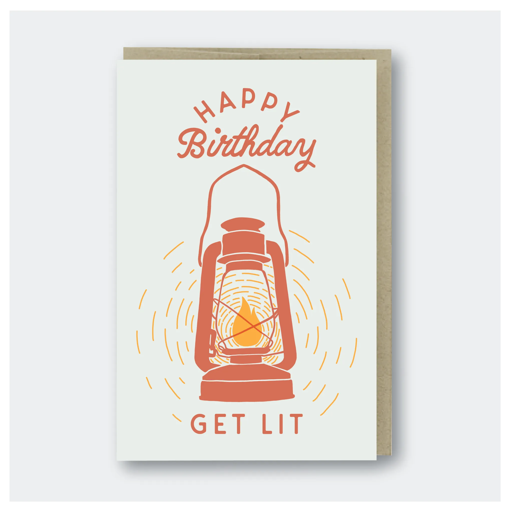 Get Lit Lantern Greeting Card