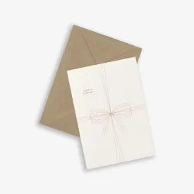 GREETING CARD // BOW