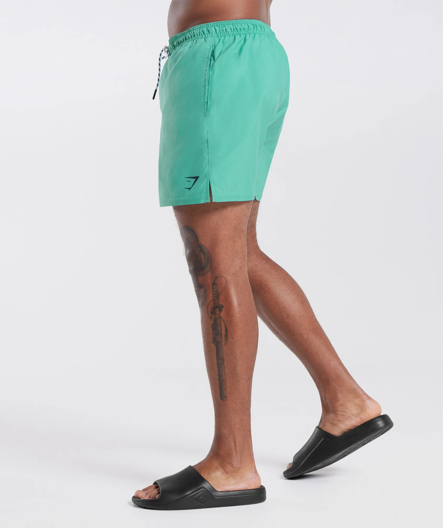 Gymshark 5" Swim Shorts - Oxidized Green