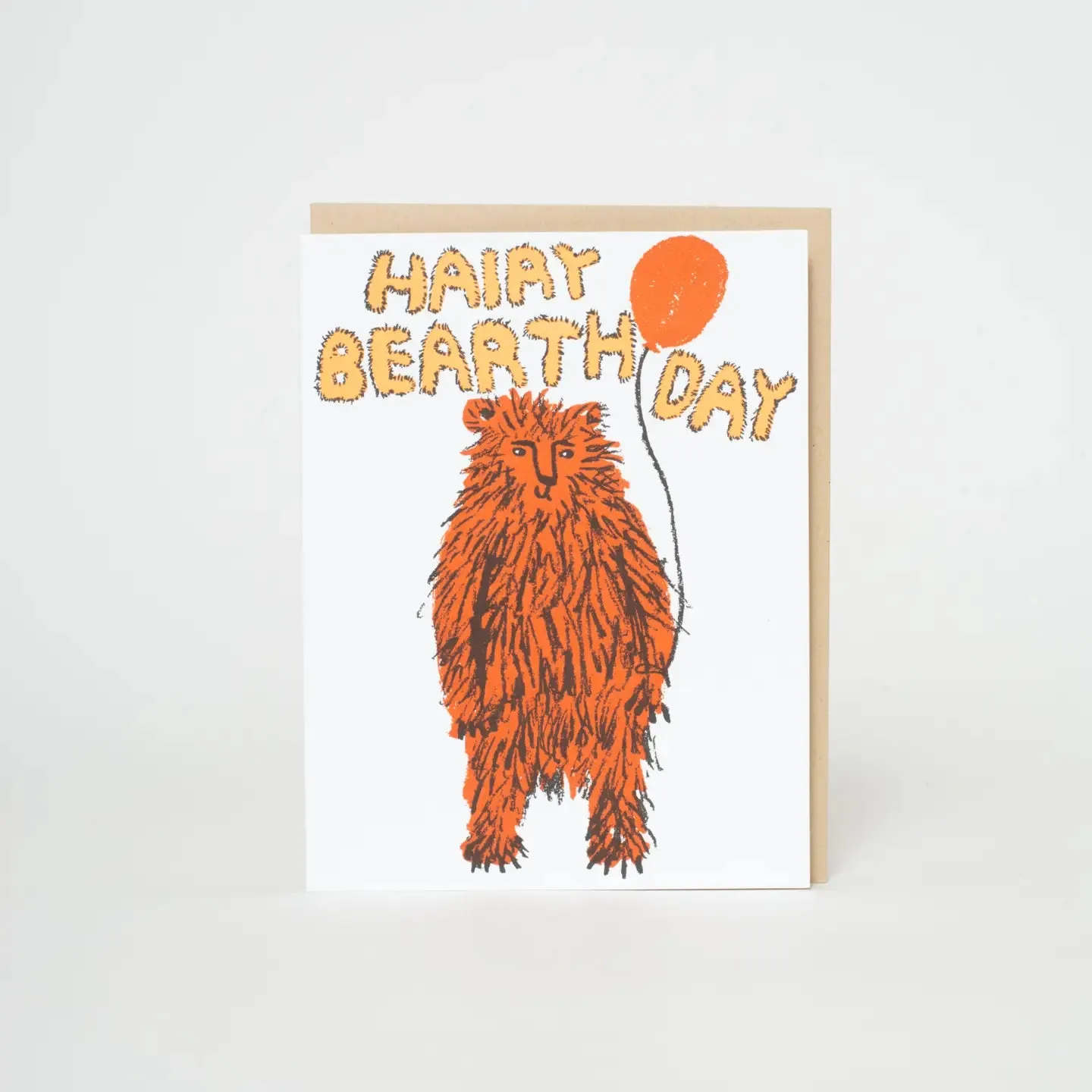 Hairy Bearthday Card