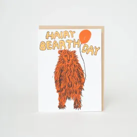 Hairy Bearthday Card