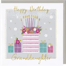 Happy Birthday Granddaughter Greetings Card