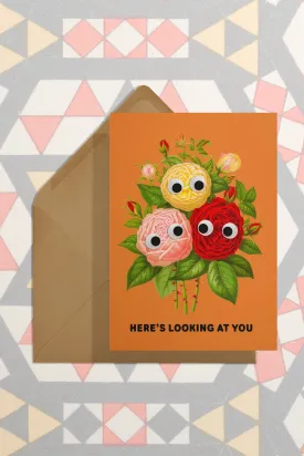 Here's Looking at You Card