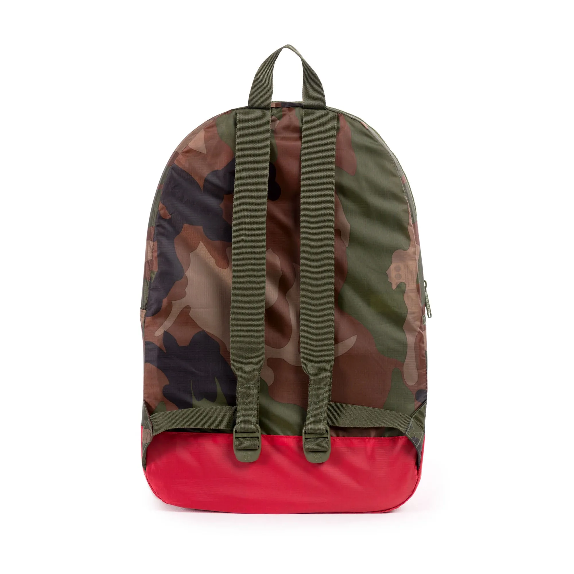 Herschel Packable Daypack - Woodland Camo/Navy/Red