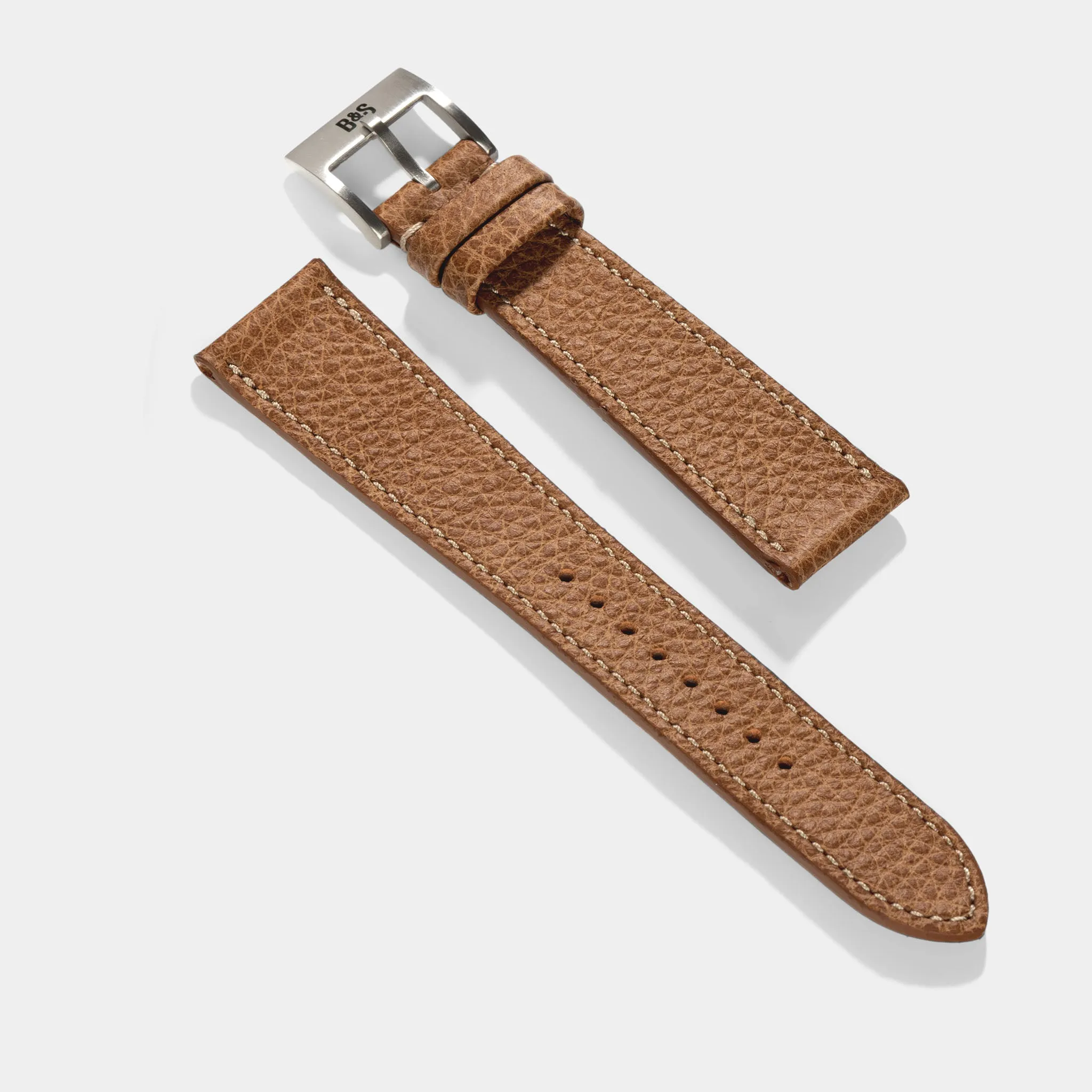 Kansas Brown Leather Watch Strap