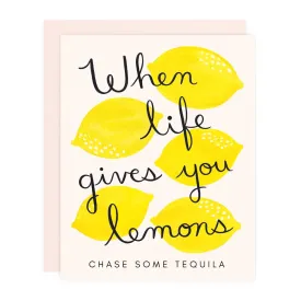 Life Gives Lemons Greeting Card