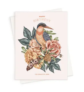 LINNA - Happy Birthday You Beautiful Bird Card