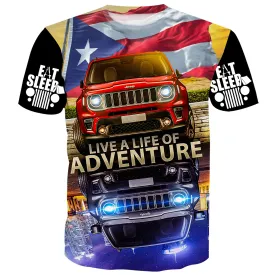 Live a life of adventure - Jeep T-Shirt