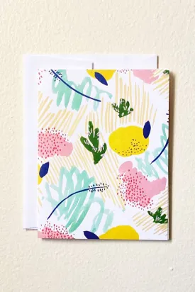 Llubav Cacti Lemonade Notecard