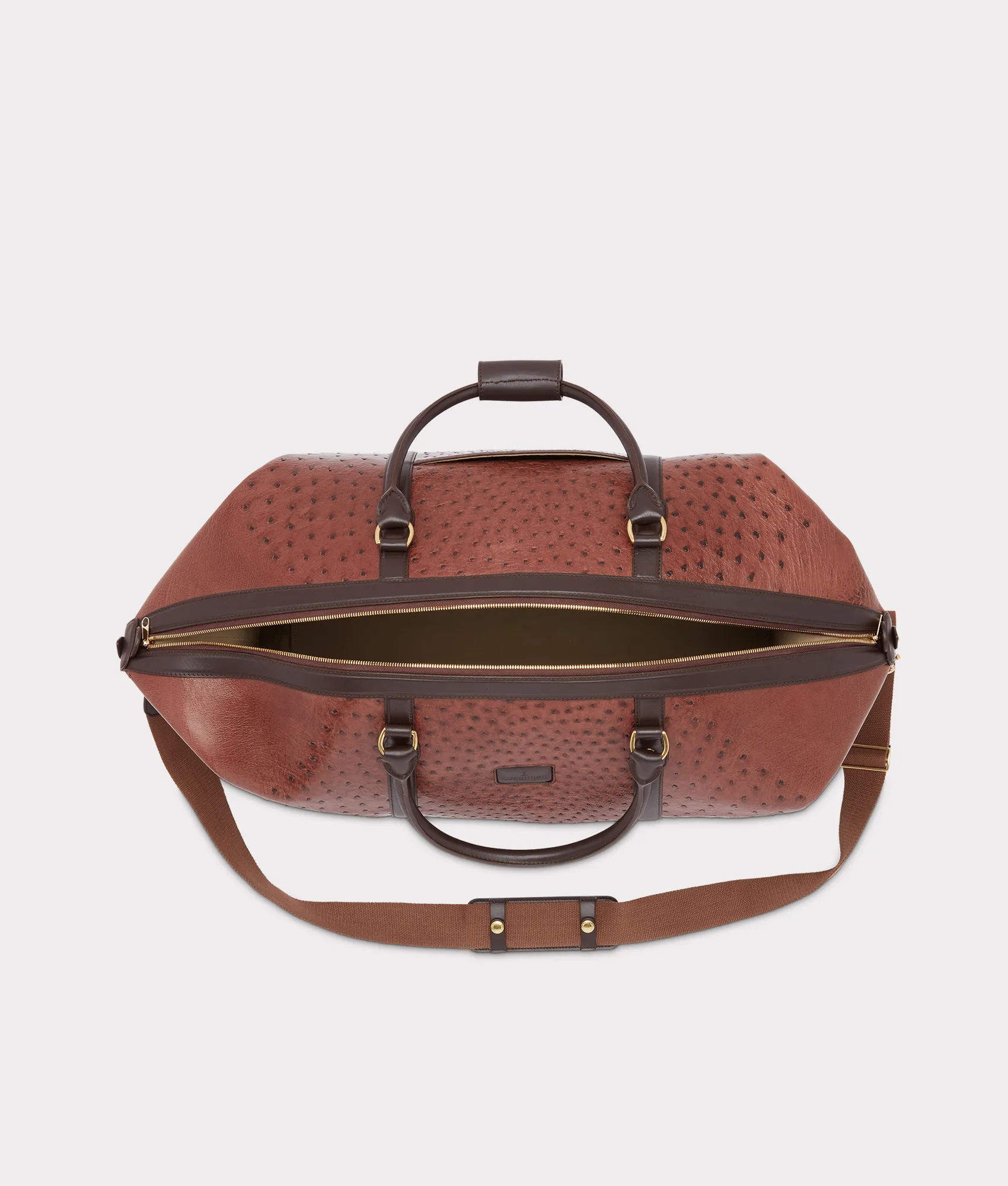 Ostrich Duffle - Large :: Chocolate