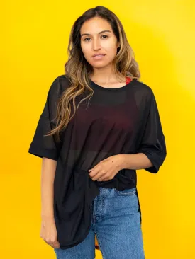 Oversized Barbados Top - Black