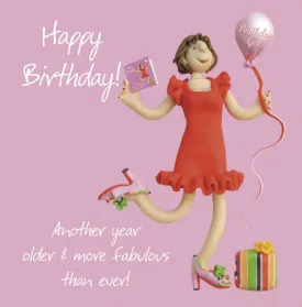 "Another Year Older" Birthday Greeting Card from Holy Mackerel