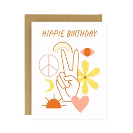 "Hippie Birthday" Card