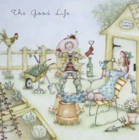 "The Good Life" Greeting Card from Berni Parker