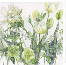 "Tulips and Hellebore" Greeting Card