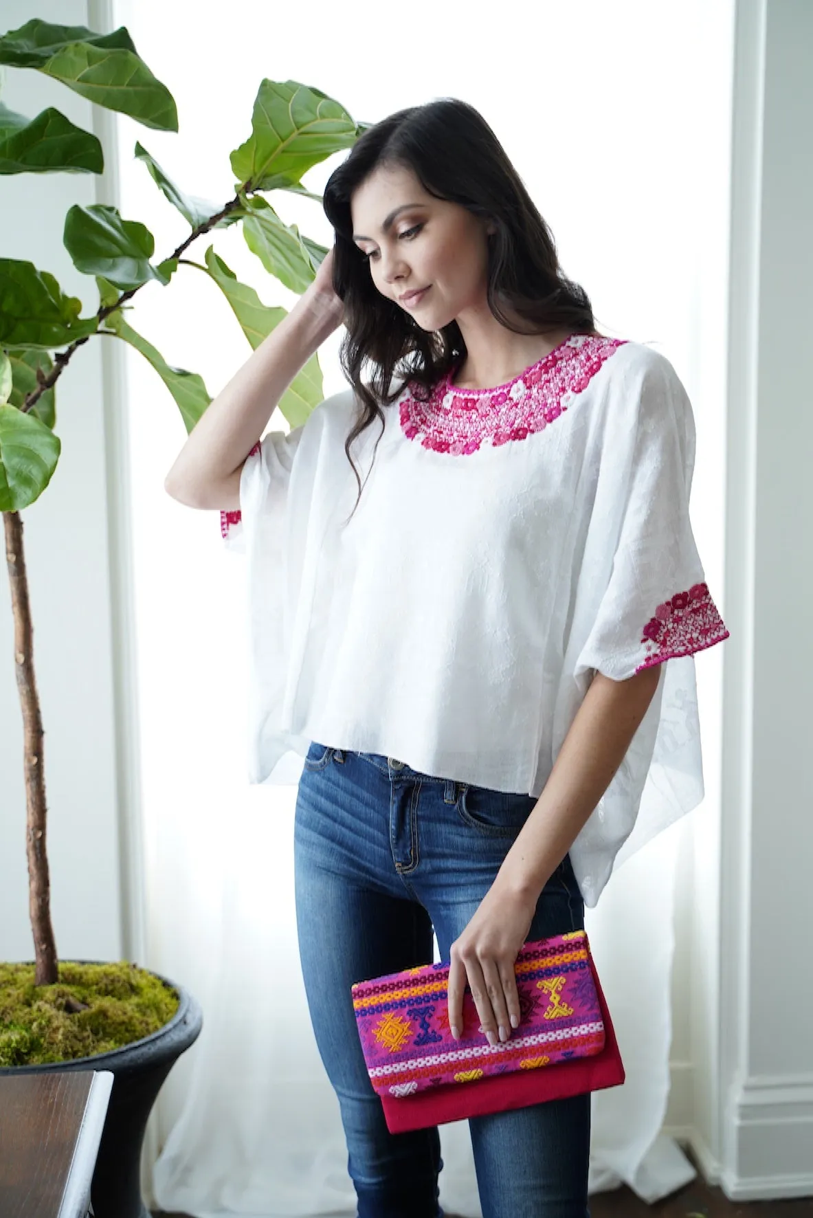 SALE - Palma Guatemalan Textile Clutch