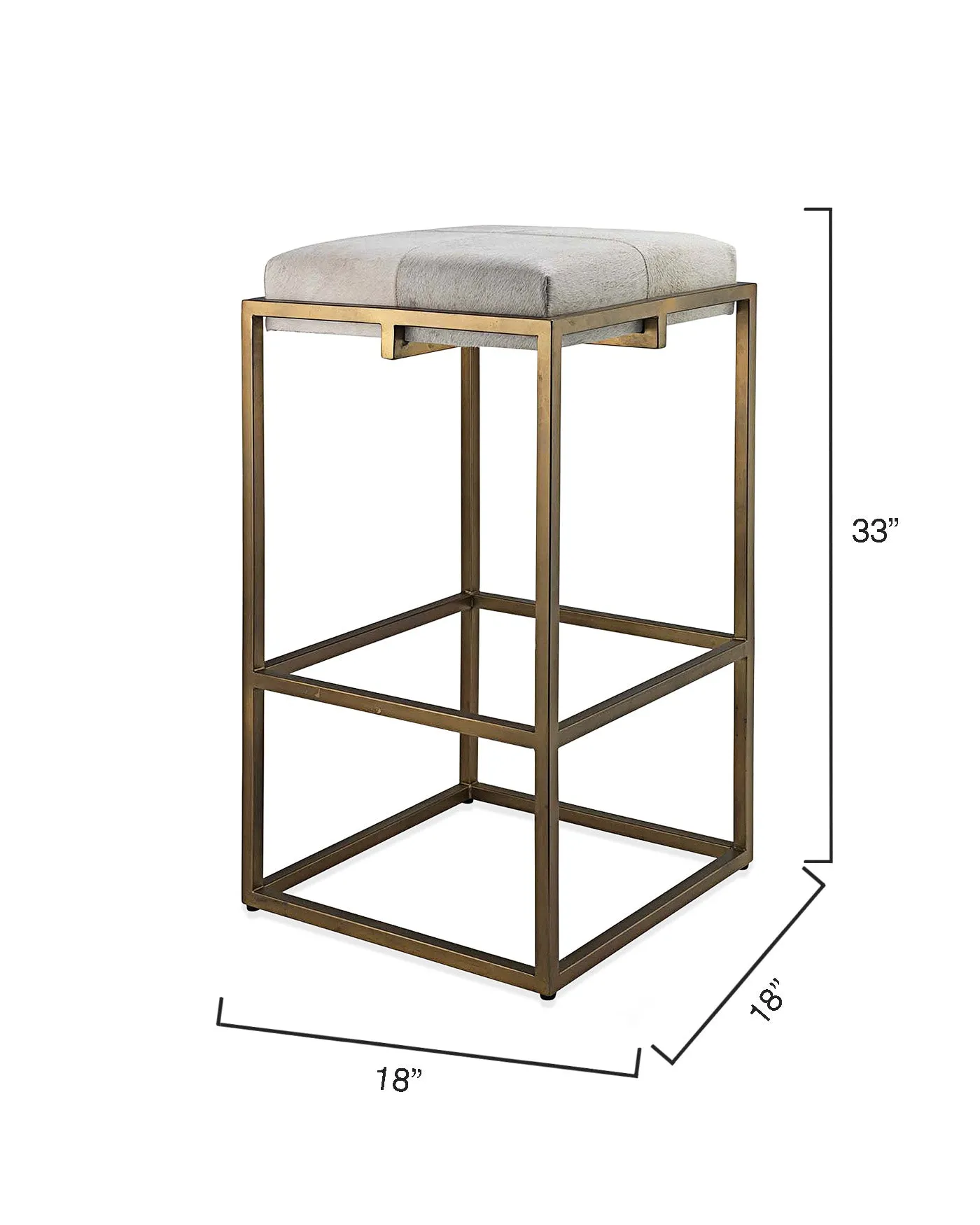 Shelby Stool White - Bar