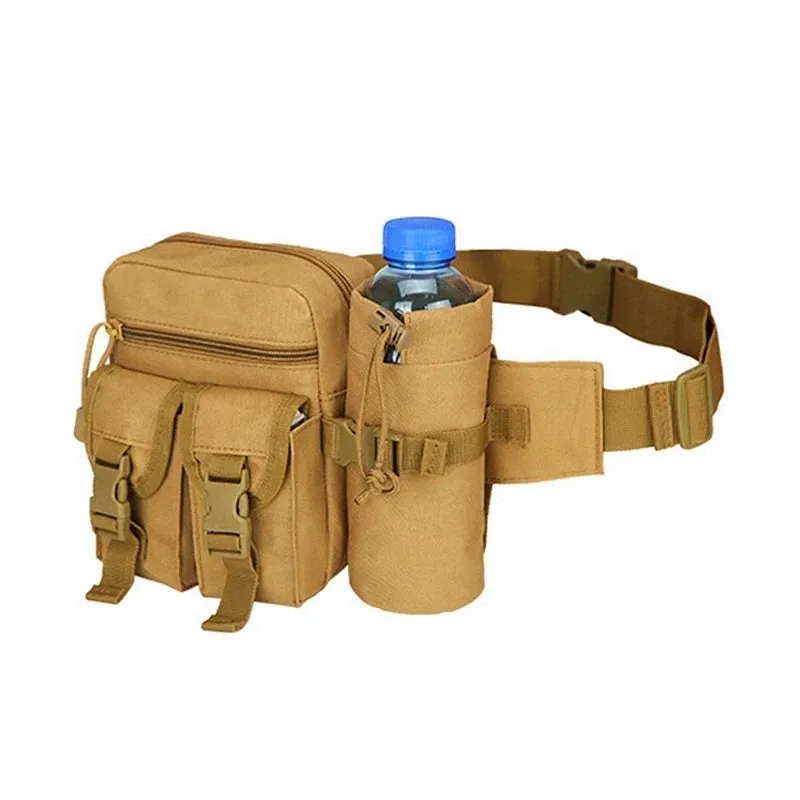 Waist Pack Pouch (Bag) with Water Bottle Holder