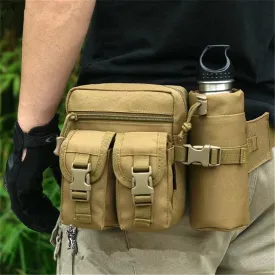 Waist Pack Pouch (Bag) with Water Bottle Holder